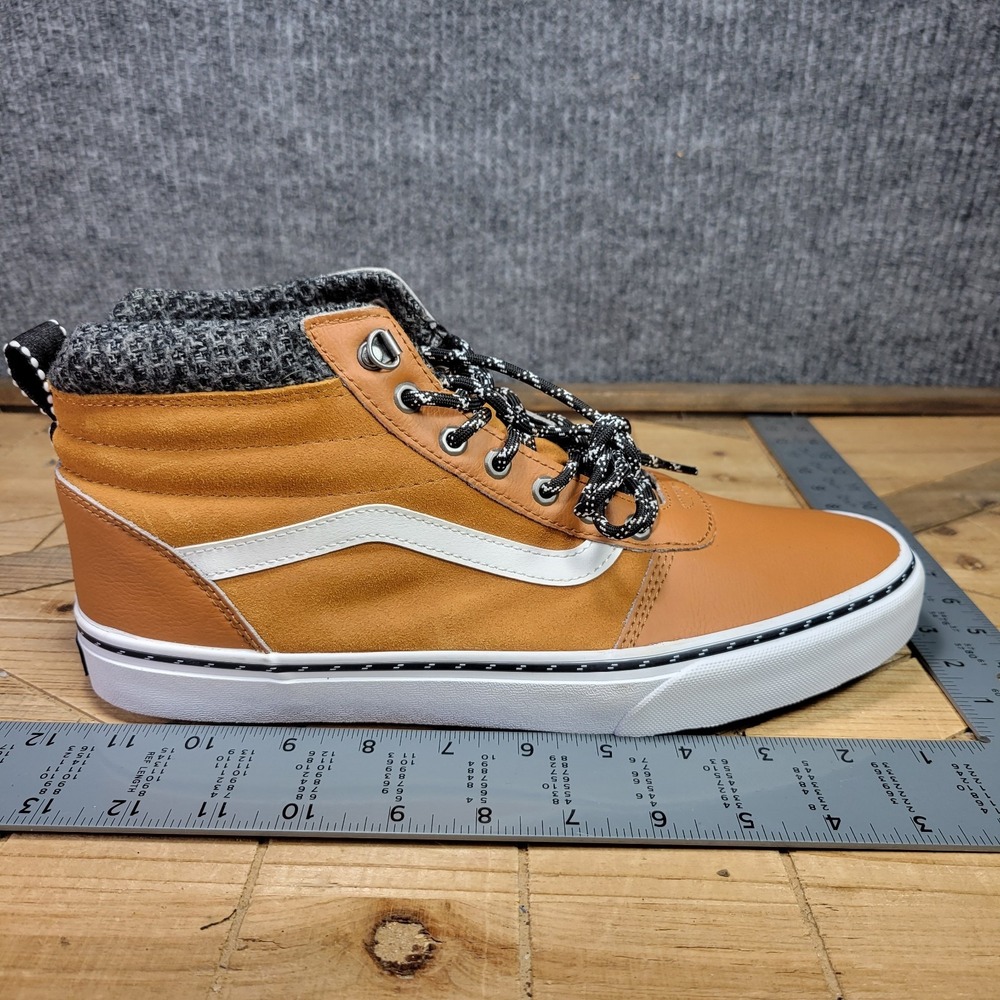 VANS Ward Hi MTE Men's 12 Hiking Sneakers Pumpkin Spice Leather Shoes Outdoors - Picture 12 of 13